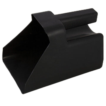 Hilason Horse Feeding Scoop Plastic Feeder 3 Quart Black